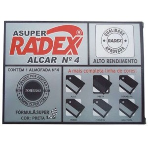 ALMOFADA PARA CARIMBO PLÁSTICA Nº 4 SEM TINTA RADEX