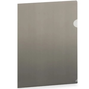 PASTA EM L A4 FUME COM 10 UNIDADES ACP