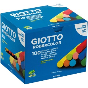 GIZ DE LOUSA ANTIALÉRGICO COLORIDO COM 100 UNIDADES GIOTTO