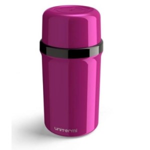 GARRAFA TÉRMICA ROLHA FANO 0,25 LITROS ROSA METALIZADO UNITERMI
