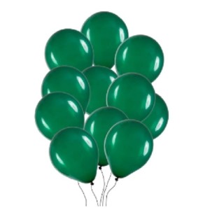 BEXIGA Nº 09 VERDE BANDEIRA COM 50 UNIDADES HAPPY DAY