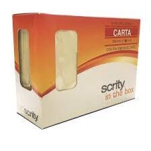CAIXA DE ENVELOPE CARTA 114MMx162MM CREME COM 100 UNIDADES SCRITY