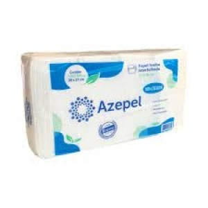 PAPEL TOALHA 20CMX21CM INTERFOLHA BRANCO NEVE LINHA RESERVA 1000FLS EMB. PLÁSTICA AZEPEL