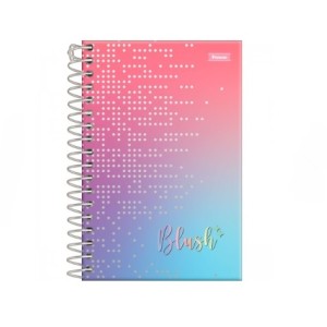 CADERNETA 1/8 BLUSH DE ESPIRAL FORONI