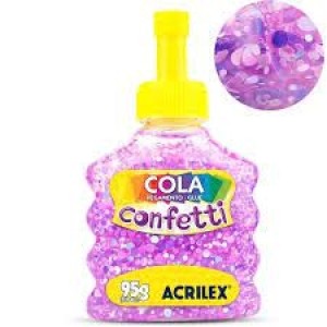 COLA CONFETTI ALGODÃO DOCE 95G ACRILEX
