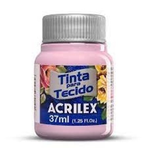 TINTA PARA TECIDO ROSA INGLESA 37ML ACRILEX