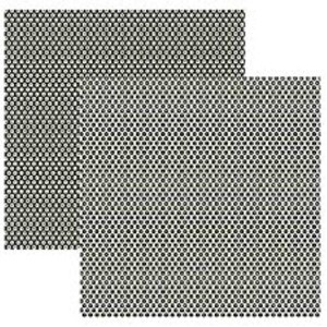 FOLHA SCRAPBOOK BÁSICA MINI FLORZINHA PRETO E BRANCO 16266 TOKE E CRIE