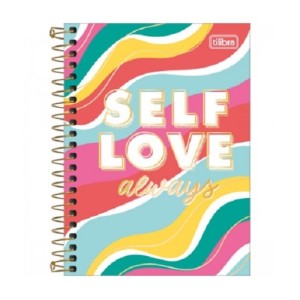 CADERNETA 1/8  BE NICE DE ESPIRAL COM 80 FOLHAS TILIBRA