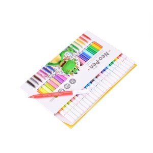 CANETINHAS HIDROGRÁFICAS NEO-PEN COM 24 CORES COMPACTOR