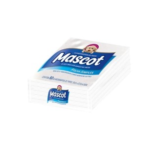 GUARDANAPO BRANCO 30X32,5 CM C/50 UNIDADES MASCOT