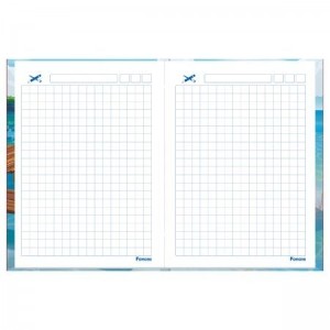 CADERNO 1/4 48FLS QUADRICULADO CAPA DURA BROCHURA TERNURITAS FORONI