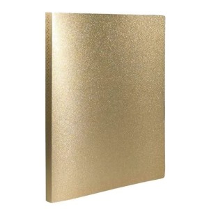 PASTA CATÁLOGO 20 PLÁSTICOS OURO GLITER POLIBRAS