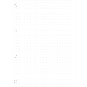 BLOCO PARA FICHÁRIO UNIVERSITÁRIO PONTILHADO 80FLS 63G TILIBRA