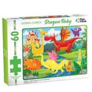 QUEBRA-CABEÇA 60 PEÇAS DRAGON BABY REF.791675 PAIS & FILHOS