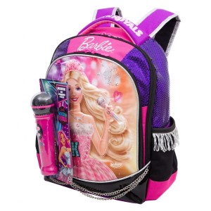 MOCHILA BARBIE ROCK ROYALS ROXA REF.64345 SESTINI