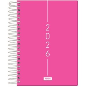AGENDA 11,7x16,4CM CLIFF ROSA 2026 FORONI