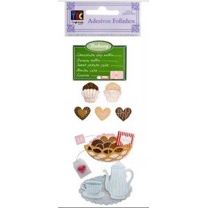ADESIVOS FOFINHOS CHÁ DA TARDE REF.14759 TOKE E CRIE