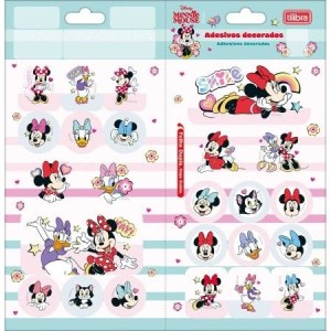 CARTELA DE ADESIVOS DECORADOS MINNIE TILIBRA