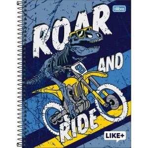 CADERNO 96FLS 1 MATÉRIA UNIVERSITÁRIO CAPA DURA ESPIRAL LIKE+ MASCULINO TILIBRA