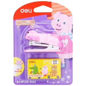 GRAMPEADOR MINI Nº10 BICHINHOS 12FLS COM GRAMPO DELI