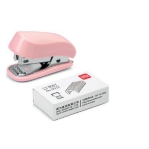 GRAMPEADOR 26/6 12FLS MINI ROSA + GRAMPOS DELI