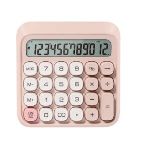 CALCULADORA 12 DÍGITOS  M36 ROSA DELI