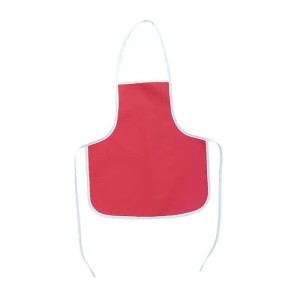AVENTAL INFANTIL LISO VERMELHO ACP